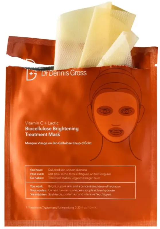 Dr Dennis Gross  C+ Collagen Biocellulose Brightening Mask 1 stk