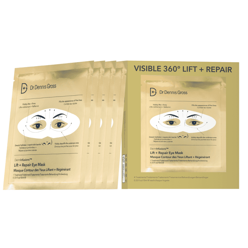 Dr. Dennis Gross DermInfusions™ Lift + Repair Eye Mask 4 p